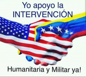 apoyo intervencion humanitaria y militar