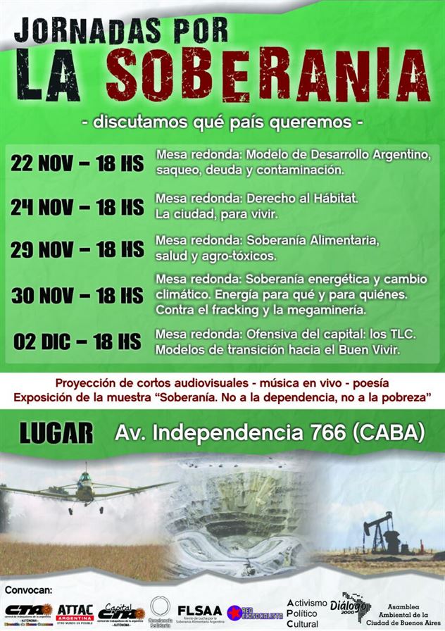 jornadas por la soberania