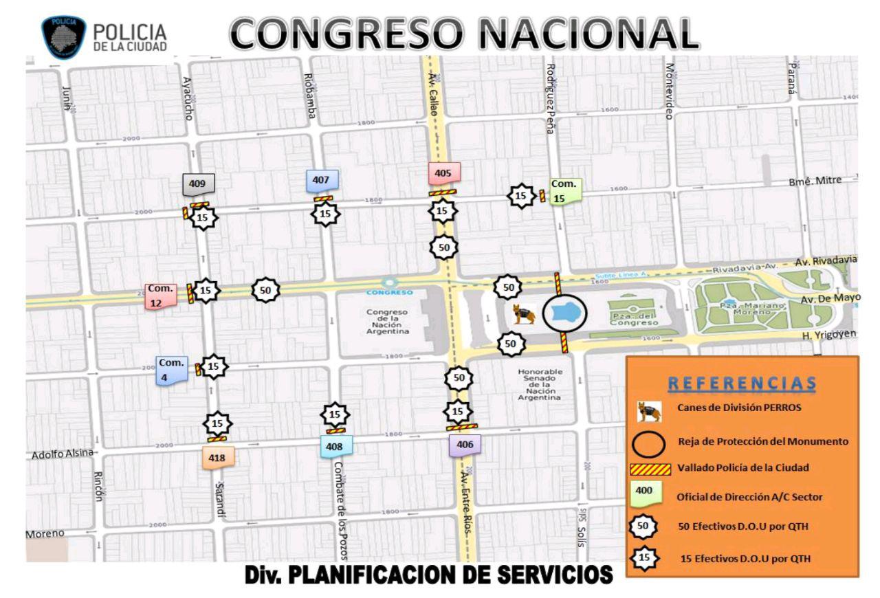 mapa de cerco policial