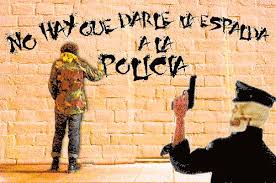 no espalda policia