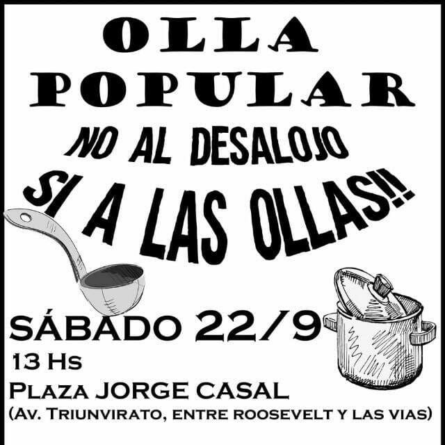 no desalojo si ollas