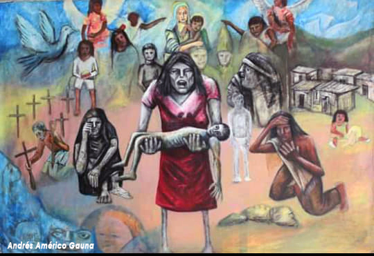 muertes ninios wichis pintura