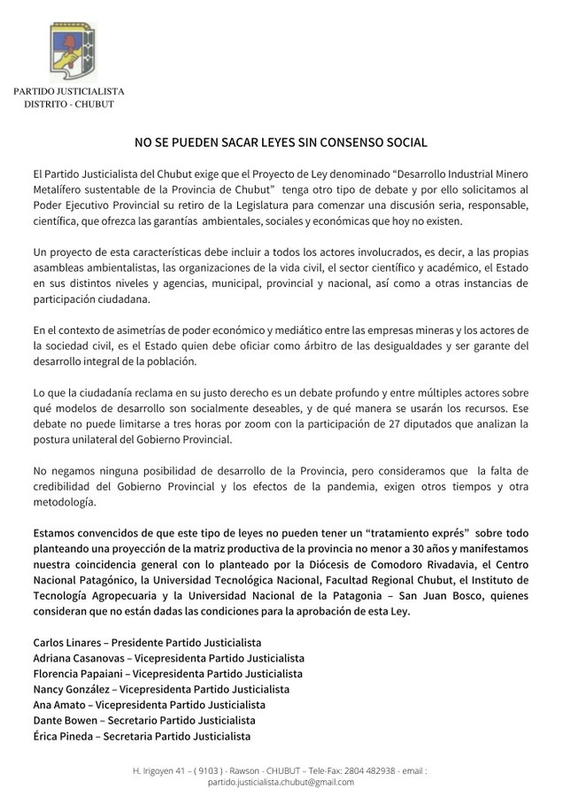Megaminería corrupción y lobby en Chubut2