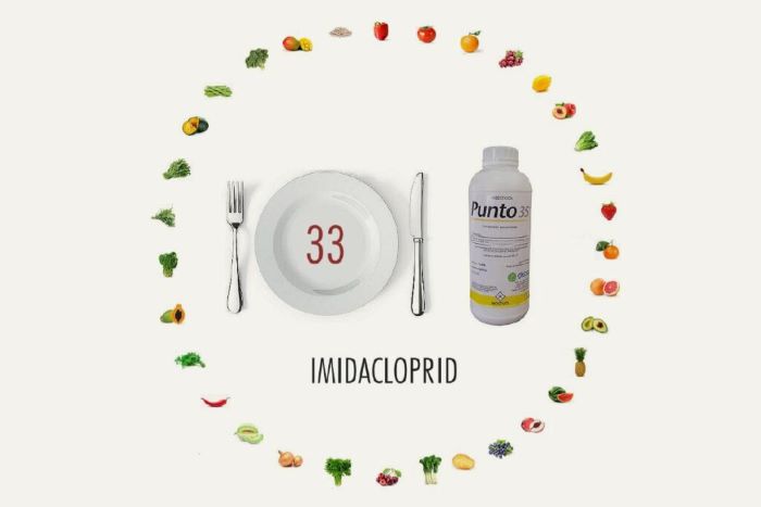 imidacloprid agrotoxico alimentos