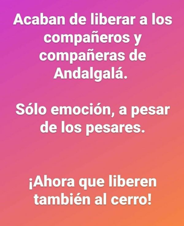 liberaron detenides andalgala