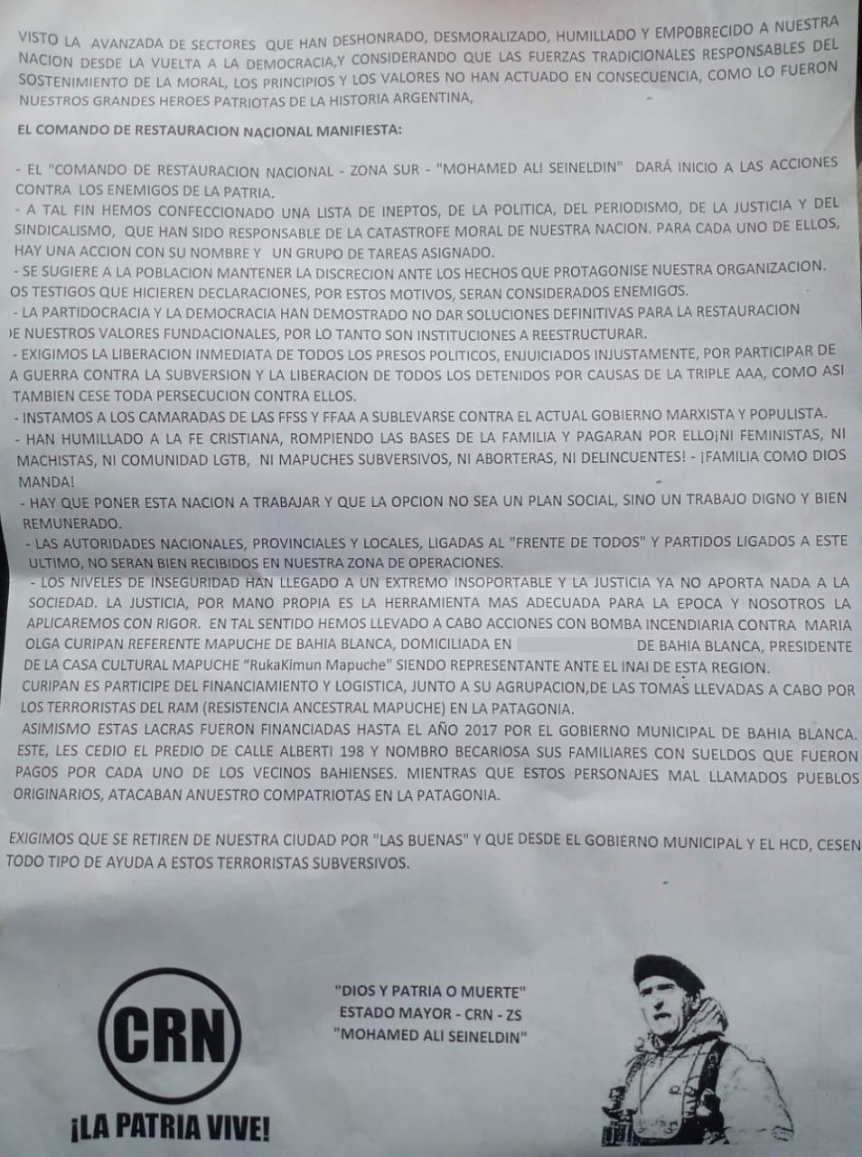 volante comando restaruracion nacional3
