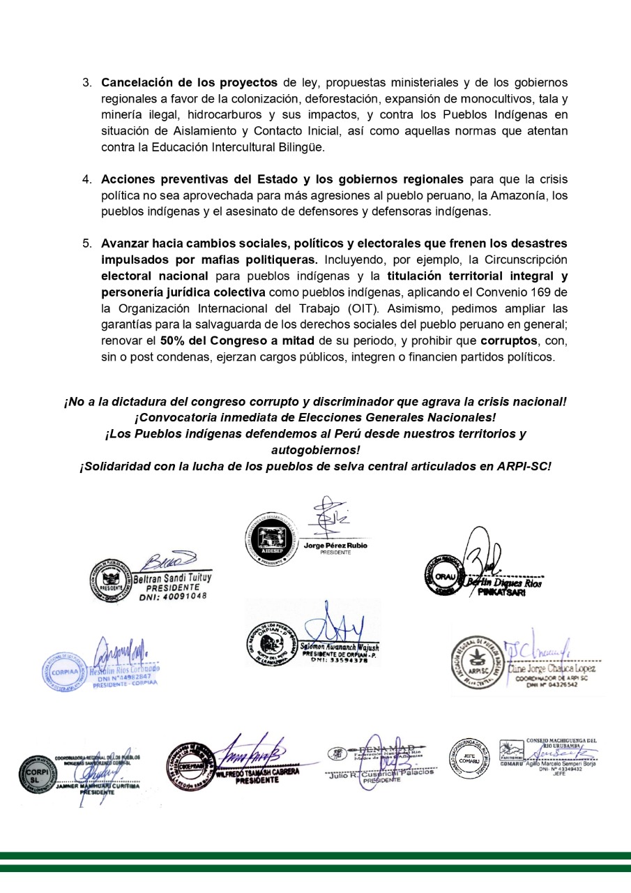 peru acuerdos 