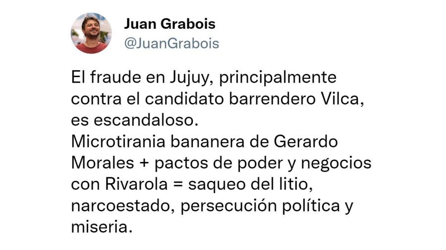 juan grabois fraude jujuy