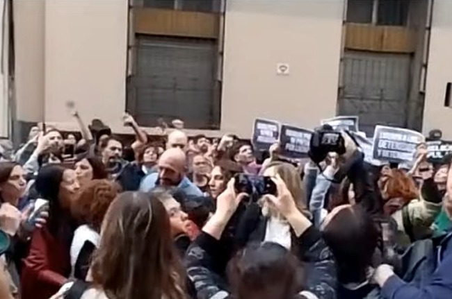 conferencia prensa serpaj detenidos ley bases calle