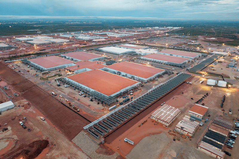 Imagen aérea de datacenter