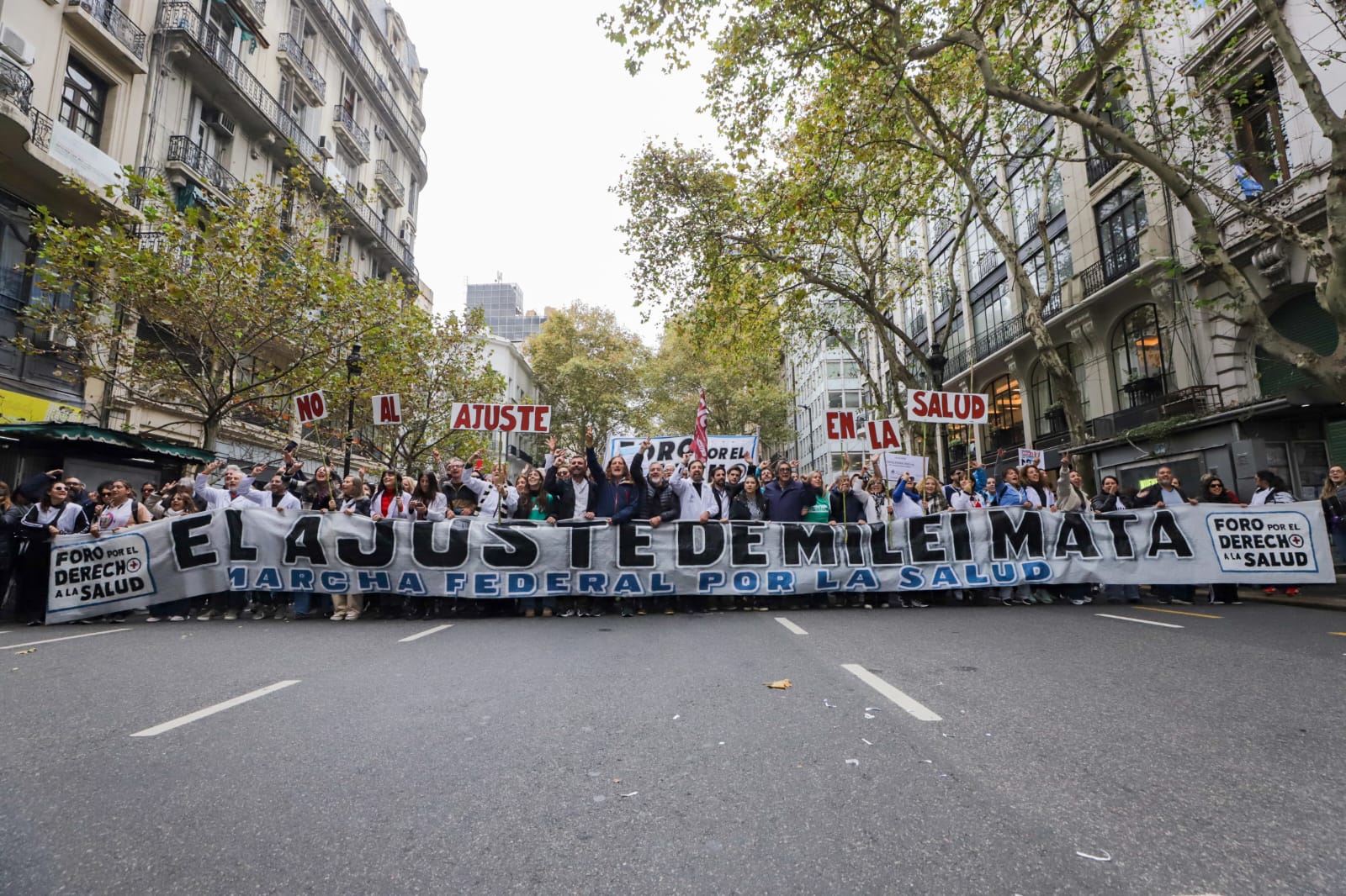 Marcha Federal por la Salud: “El ajuste de Milei mata”