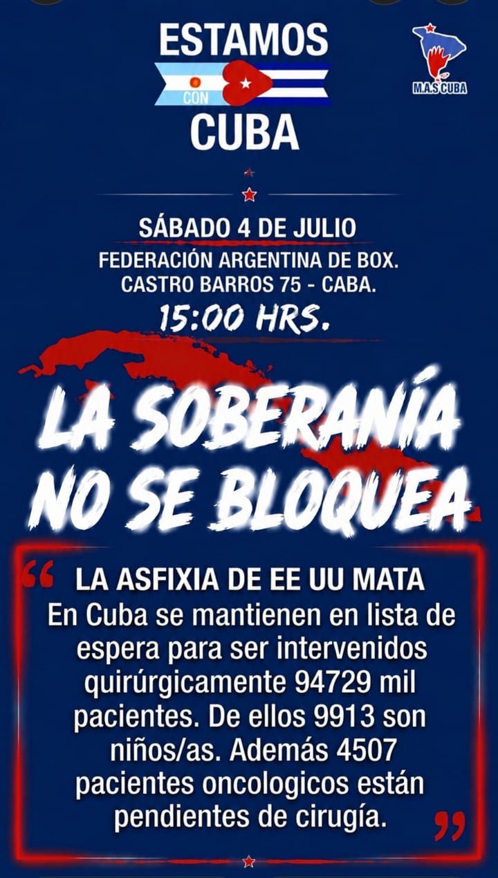 LA SOBERANÍA NO SE BLOQUEA