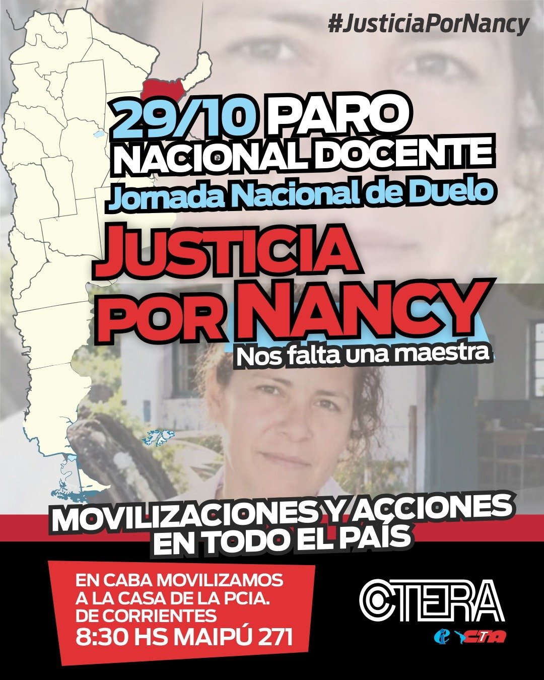Paro Nacional Docente para exigir justicia por Nancy Godoy